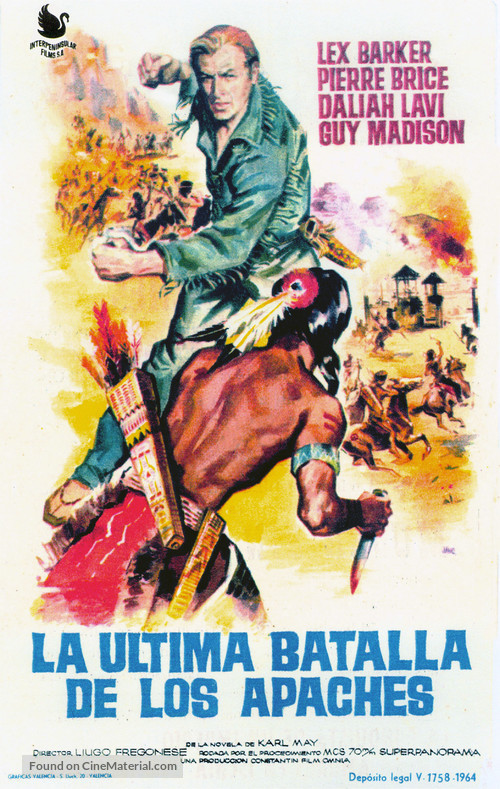 Old Shatterhand - Spanish Movie Poster