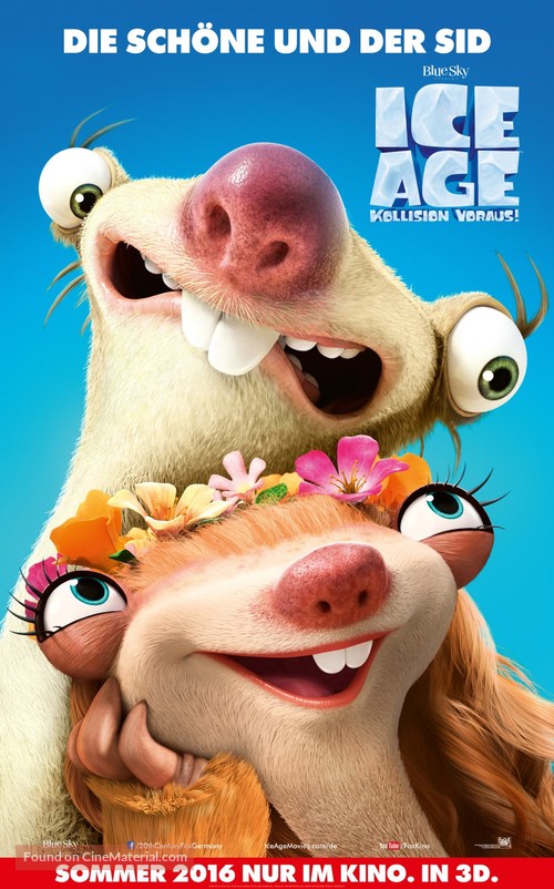 Ice Age: Collision Course - German Movie Poster