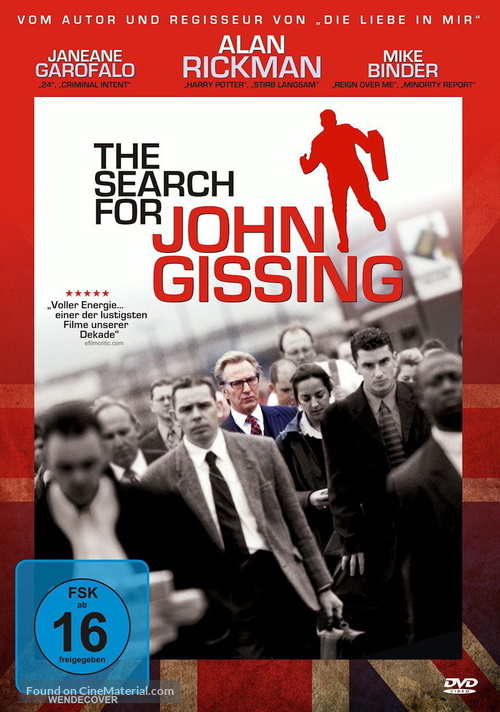 The Search for John Gissing - German DVD movie cover