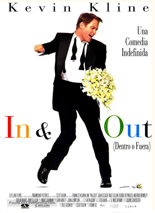 In &amp; Out - Spanish Movie Poster