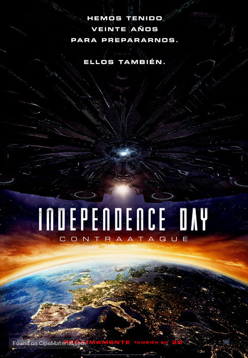 Independence Day: Resurgence - Spanish Movie Poster