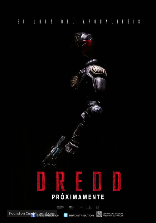 Dredd - Chilean Movie Poster