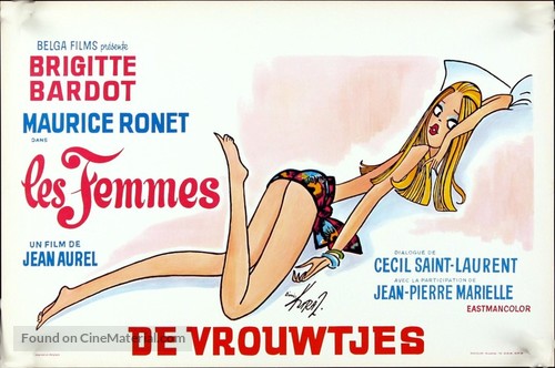 Les femmes - Belgian Movie Poster