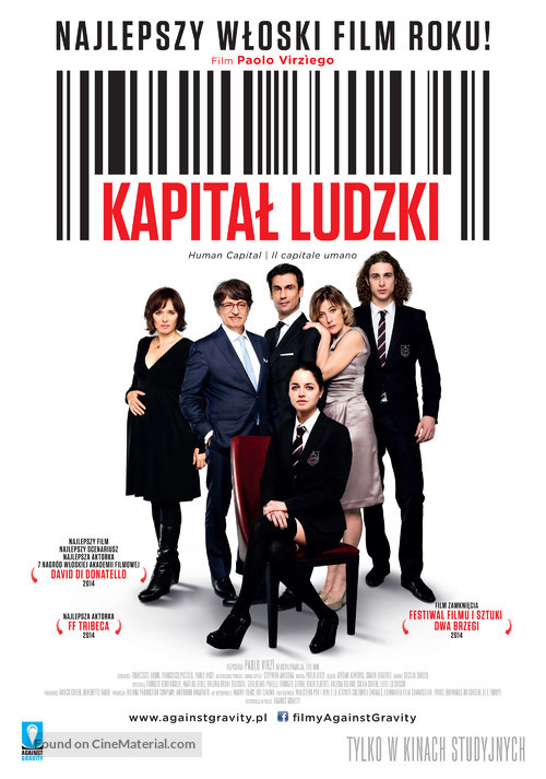 Il capitale umano - Polish Movie Poster