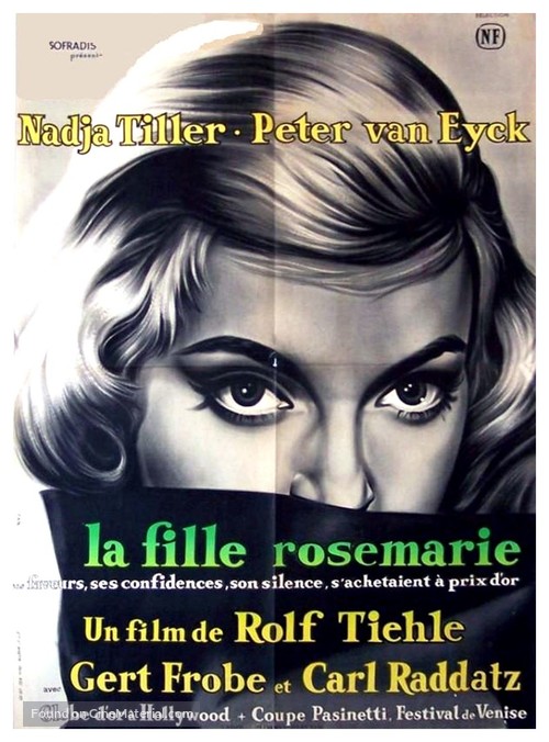 Das M&auml;dchen Rosemarie - French Movie Poster