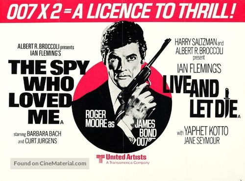 The Spy Who Loved Me - British Combo movie poster