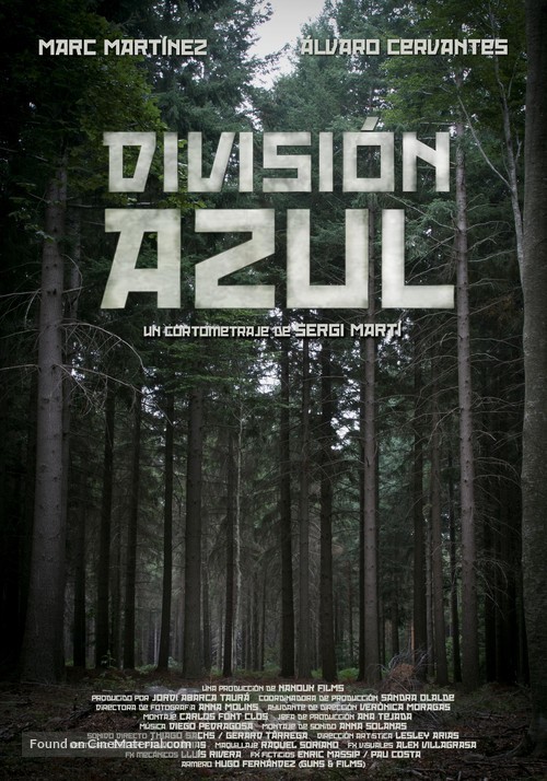 Divisi&oacute;n Azul - Spanish Movie Poster