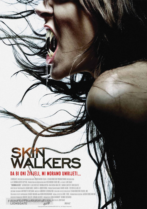 Skinwalkers - Croatian Movie Poster