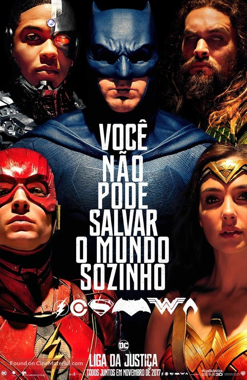 Justice League - Brazilian Movie Poster