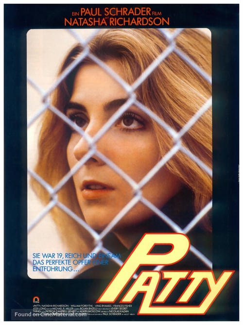 Patty Hearst - German Movie Poster