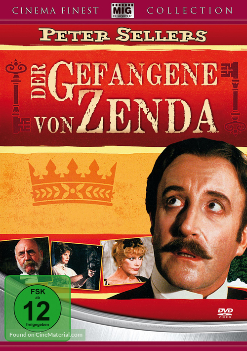 The Prisoner of Zenda - German Movie Cover