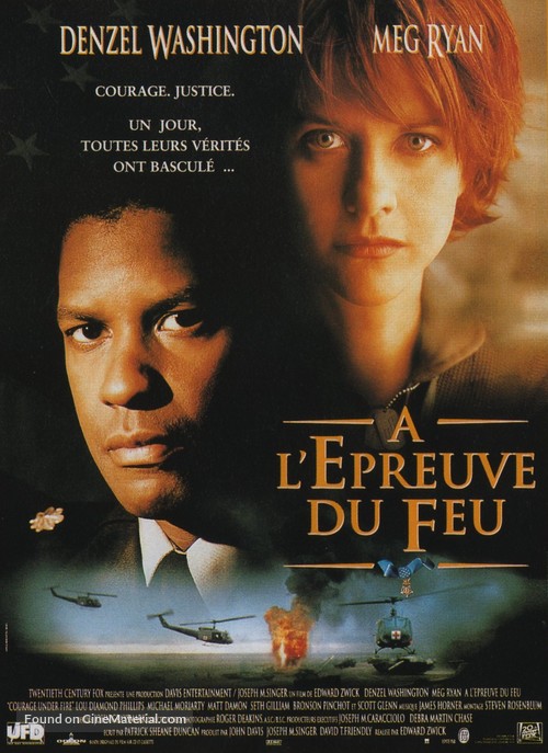 Courage Under Fire - French Movie Poster