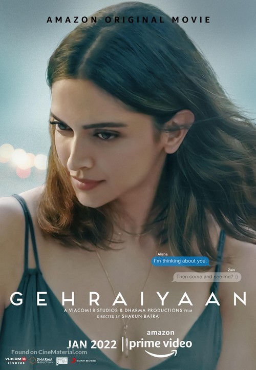 Gehraiyaan - Indian Movie Poster