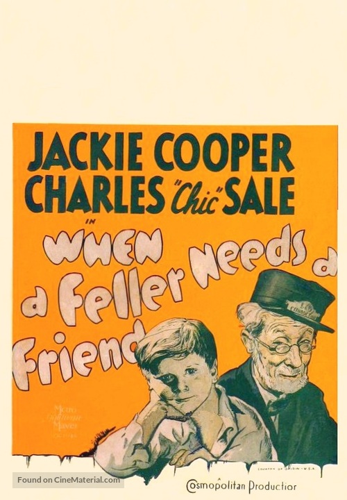 When a Fellow Needs a Friend - Movie Poster