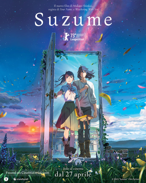 Suzume no tojimari - Italian Movie Poster