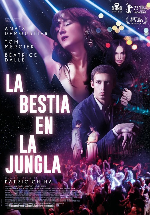La b&ecirc;te dans la jungle - Spanish Movie Poster