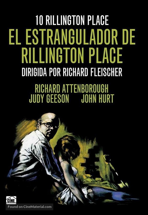 10 Rillington Place - Spanish DVD movie cover
