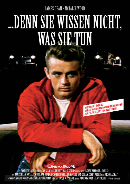 Rebel Without a Cause - German Movie Poster