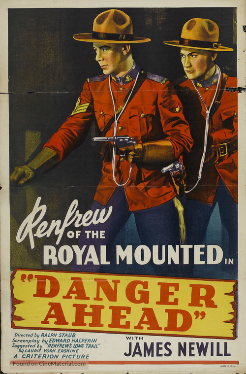 Danger Ahead - Movie Poster