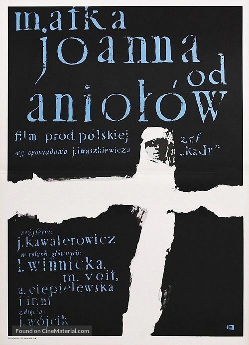 Matka Joanna od aniol&oacute;w - Polish Movie Poster