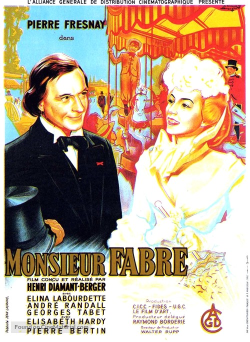 Monsieur Fabre - French Movie Poster