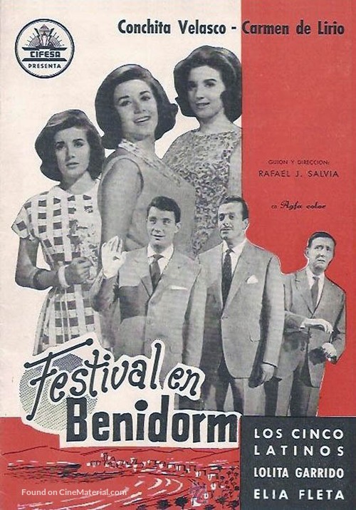 Festival en Benidorm - Spanish Movie Poster