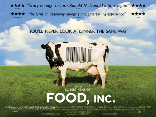 Food, Inc. - British Movie Poster