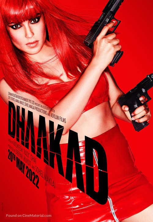 Dhaakad - Indian Movie Poster