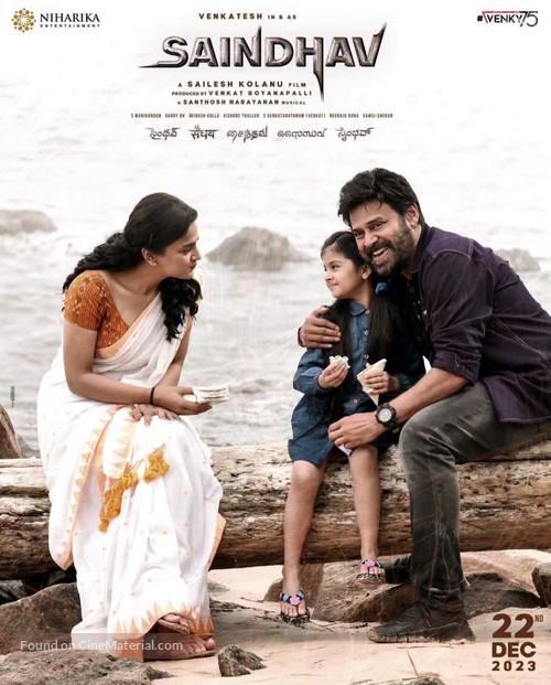 Saindhav - Indian Movie Poster