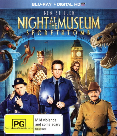 Night at the Museum: Secret of the Tomb - Australian Movie Cover