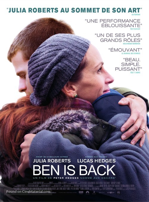 Ben Is Back - French Movie Poster