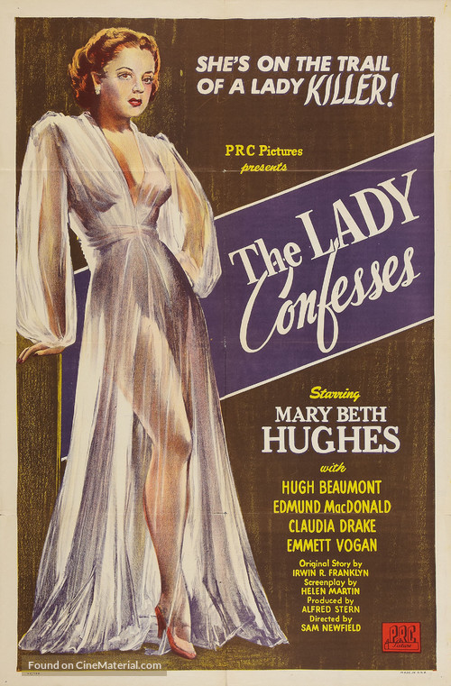 The Lady Confesses - Movie Poster