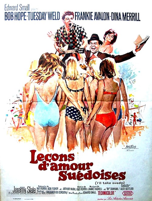 I&#039;ll Take Sweden - French Movie Poster
