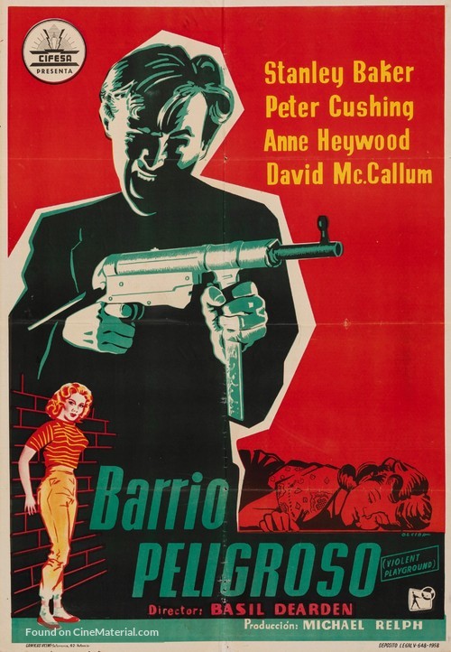 Violent Playground - Spanish Movie Poster