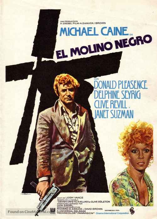 The Black Windmill - Spanish Movie Poster