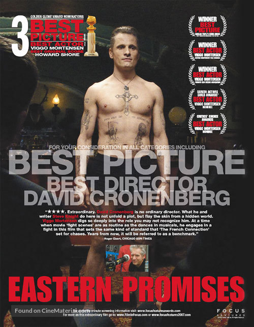 Eastern Promises - For your consideration movie poster