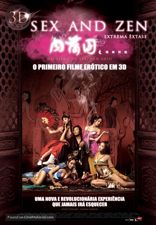 3-D Sex and Zen: Extreme Ecstasy - Portuguese Movie Poster