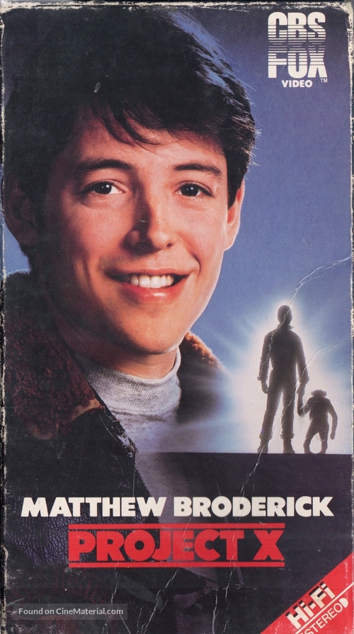 Project X - VHS movie cover