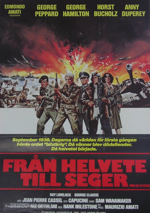 From Hell to Victory - Swedish Movie Poster