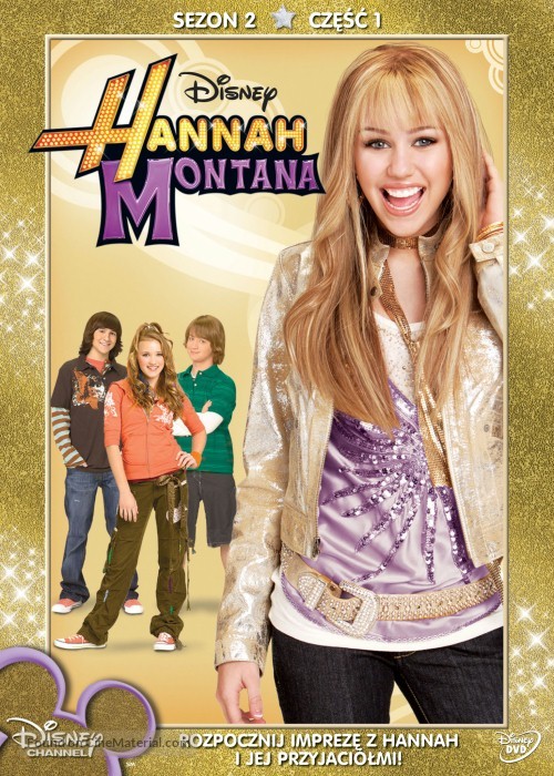 &quot;Hannah Montana&quot; - Polish DVD movie cover