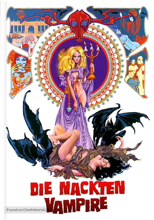 La vampire nue - German Blu-Ray movie cover