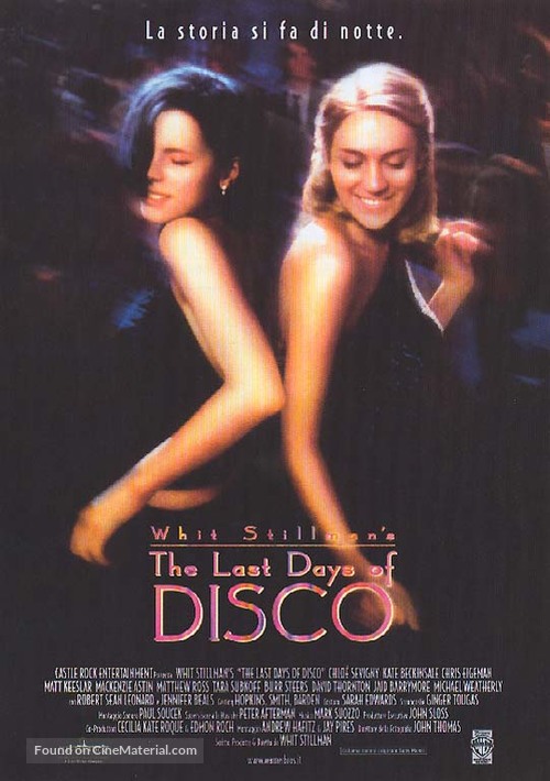 The Last Days of Disco - Italian Movie Poster