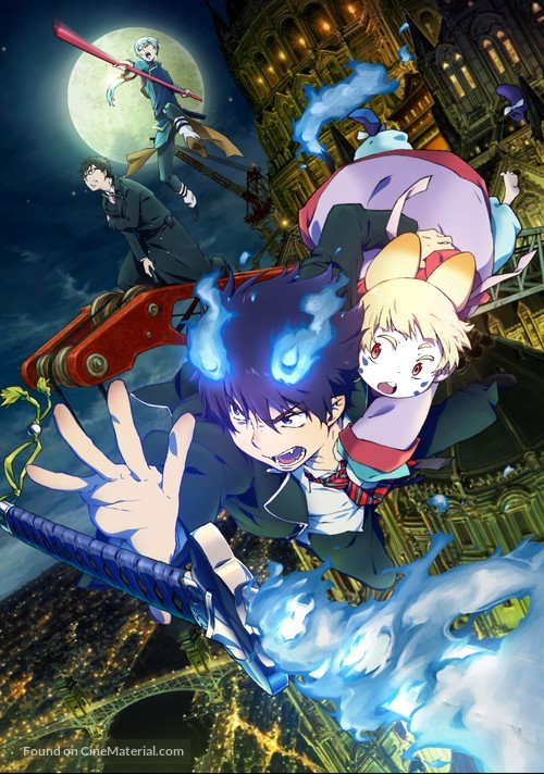 Blue Exorcist the Movie - Japanese Key art