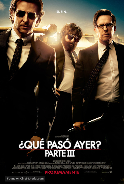 The Hangover Part III - Mexican Movie Poster