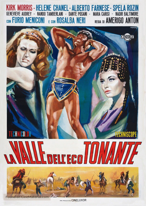 La valle dell&#039;eco tonante - Italian Movie Poster