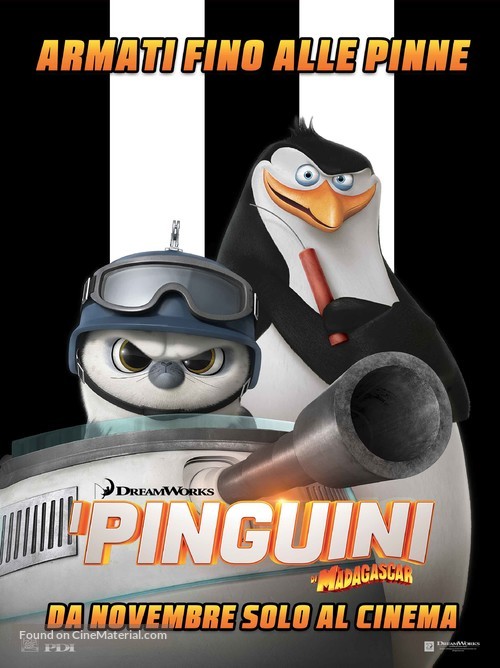 Penguins of Madagascar - Italian Movie Poster