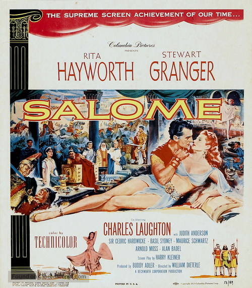 Salome (1953) movie poster