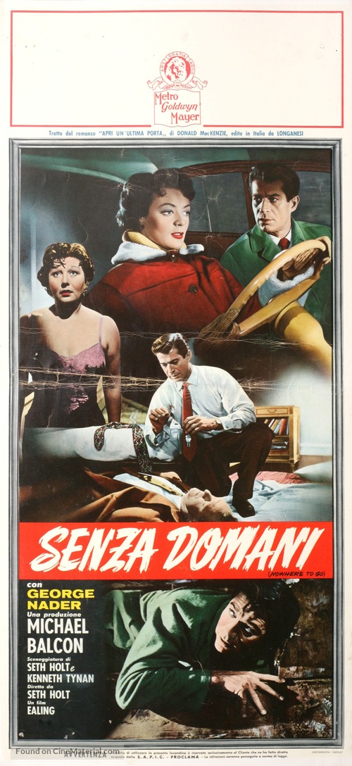 Nowhere to Go - Italian Movie Poster
