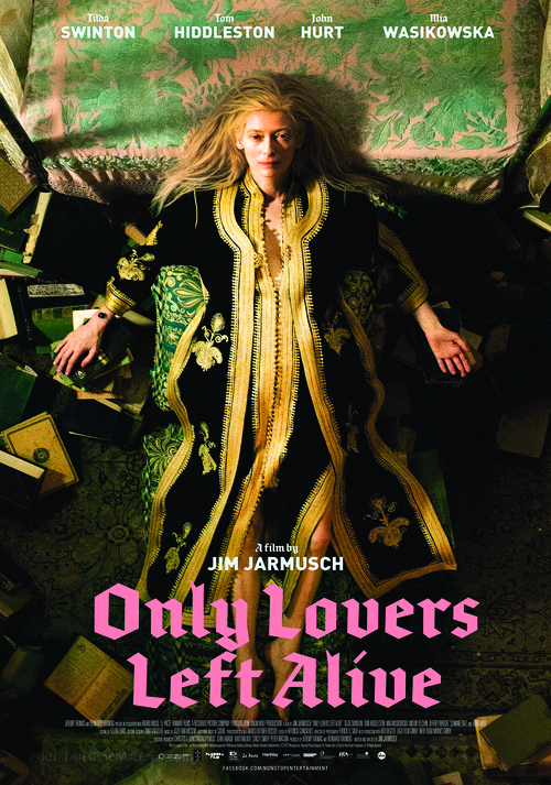 Only Lovers Left Alive - Danish Movie Poster