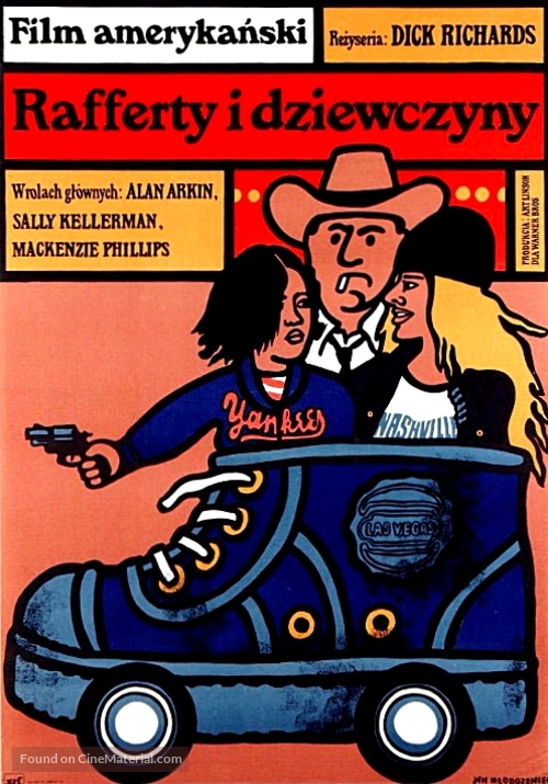 Rafferty and the Gold Dust Twins - Polish Movie Poster